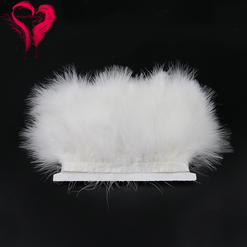 Feather Trim Marabou - 1 متر يتوهم لينة رقيق مصبوغ