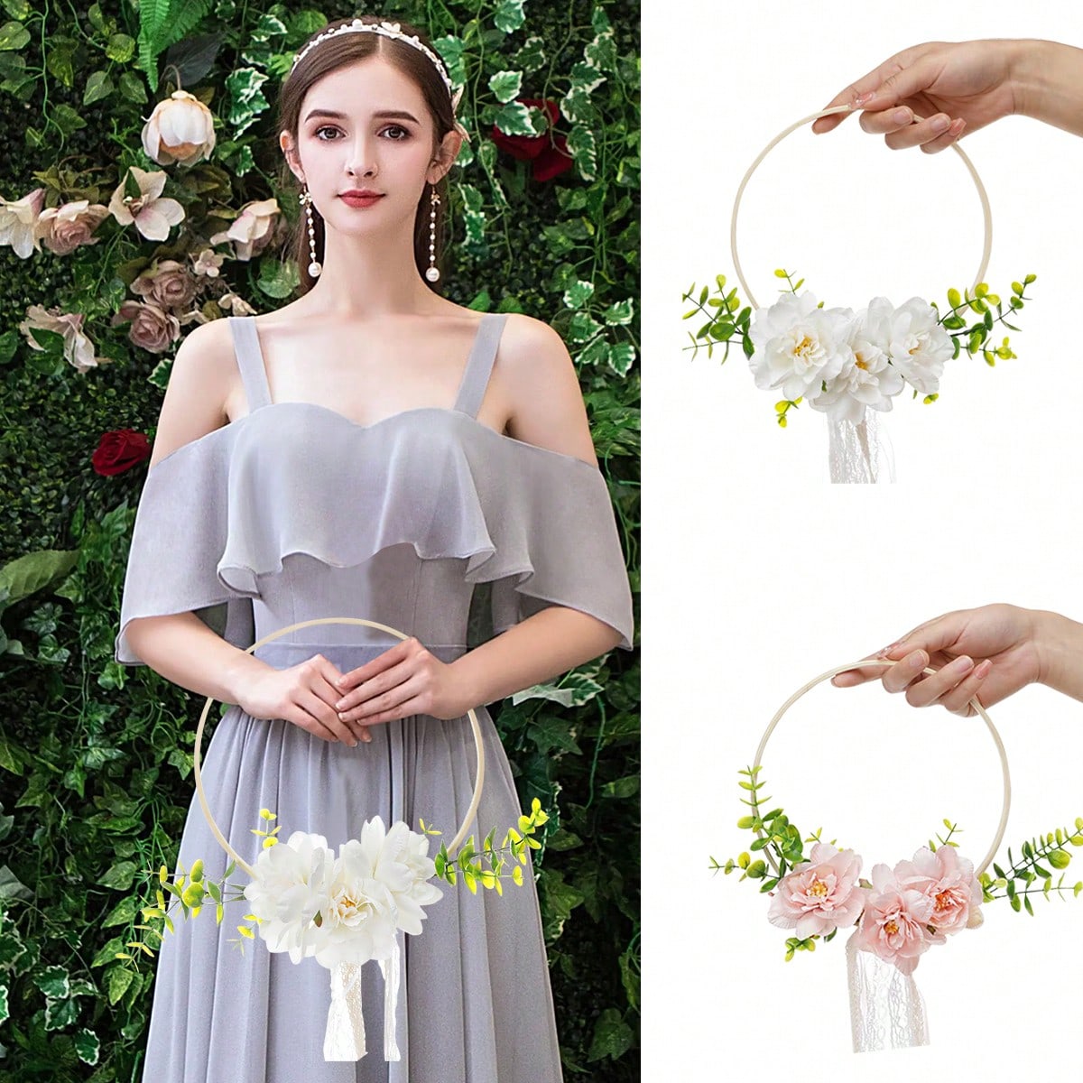 Tassel Fringe Trim - 1 قطعة إكليل زهور دائري من