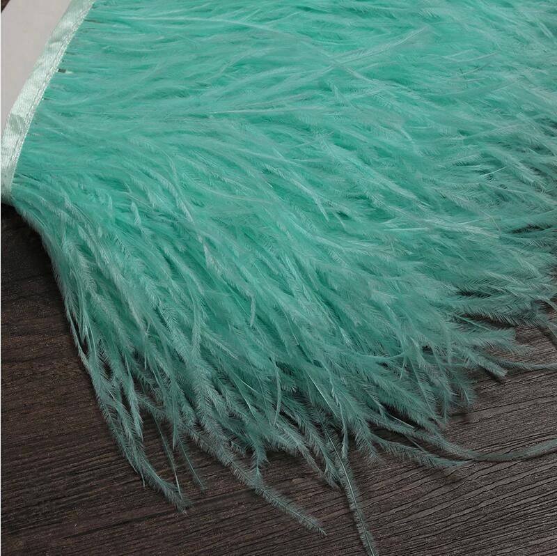 Feather Trim Marabou - 13-18 سنتيمتر 6 متر ريش النعام