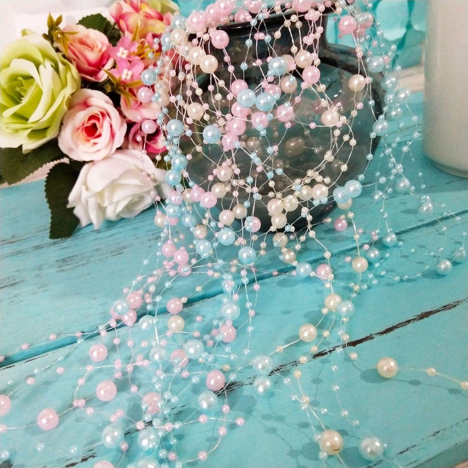 Pearl Trim Chain - 30/60 متر 3-8 مللي متر خط