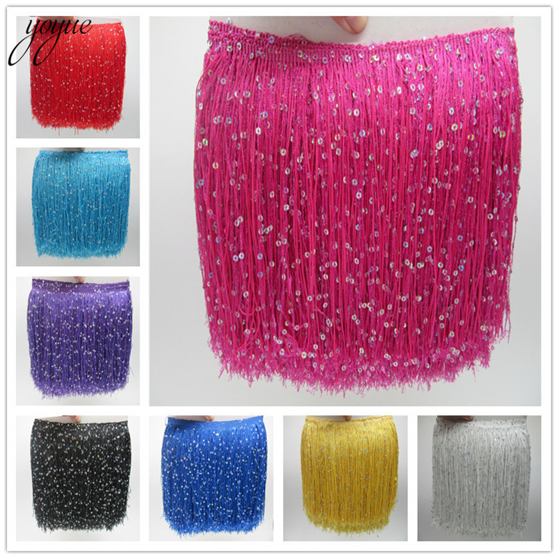 Beaded Trim Fringe - YOYUE 1 ياردة 20 سنتيمتر طويلة