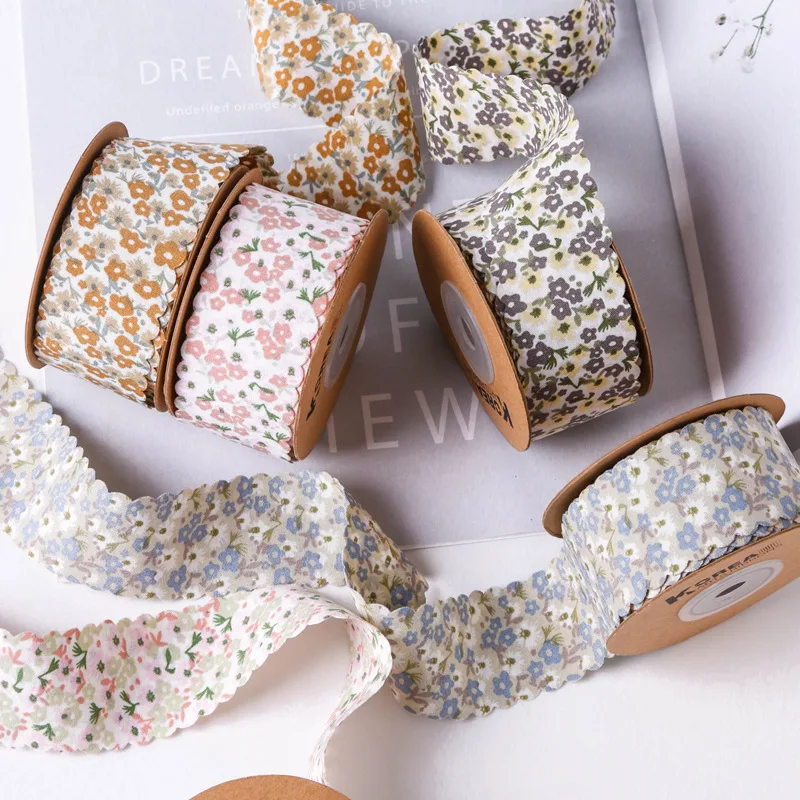 Velvet Ribbon Roll - 5 ياردة 25/38 مللي متر متموجة