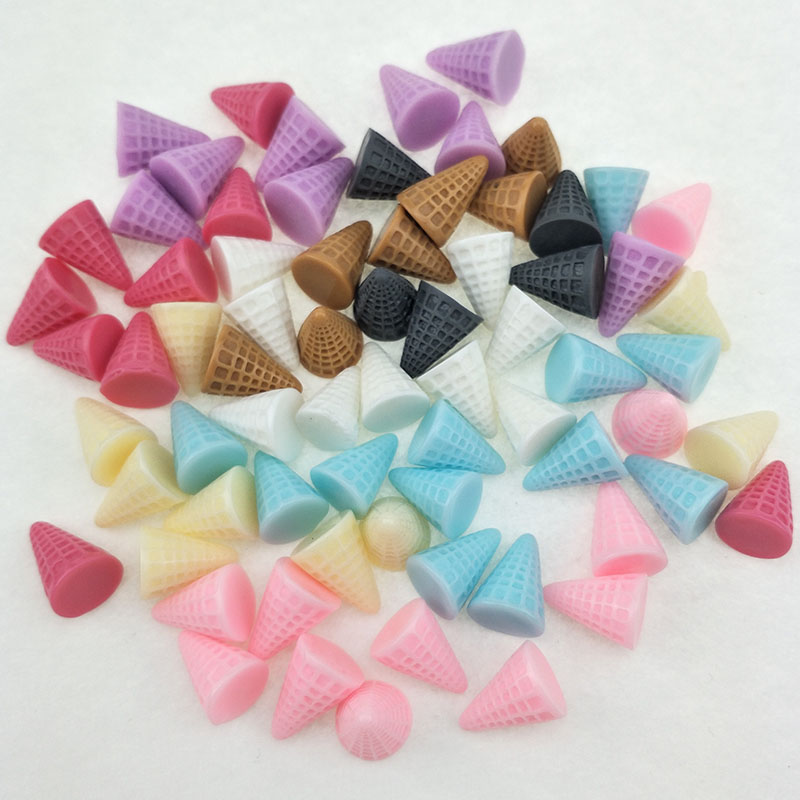 Embellishment Glue Craft - 40 قطعة/الوحدة 1.5*2 سنتيمتر الراتنج الآيس