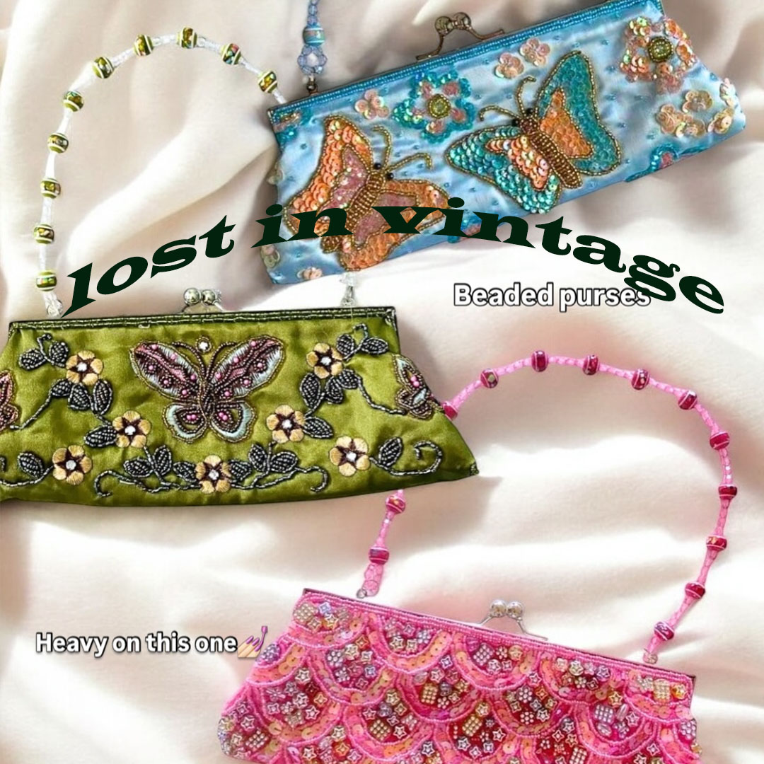Applique Patch Flower - حقيبة سهرة مزينة بأوراق شجر مطرزة