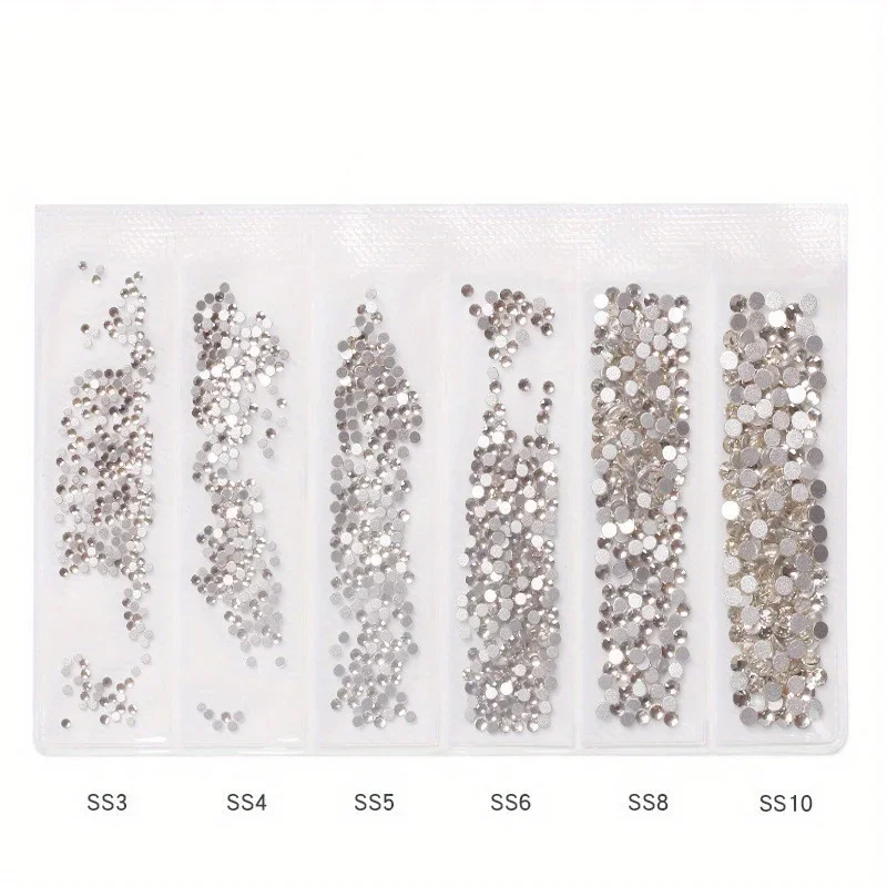 Hotfix Rhinestone Sheet - مزيج أبيض أب زجاج أحجار الراين