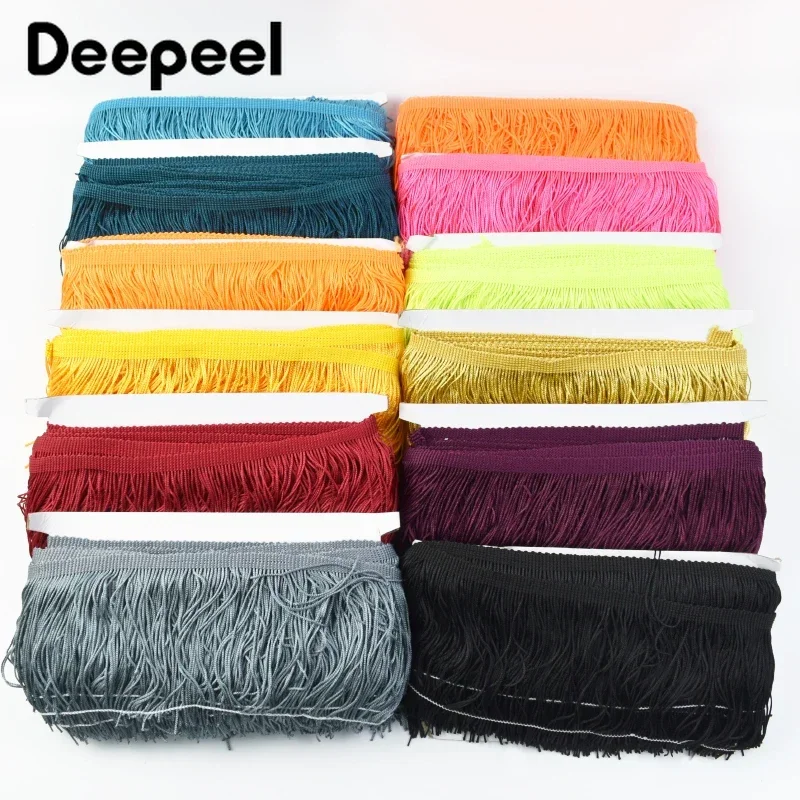 Fringe Ribbon Sewing - شريط زخرفي طويل ملون بطول 10/15/20/30