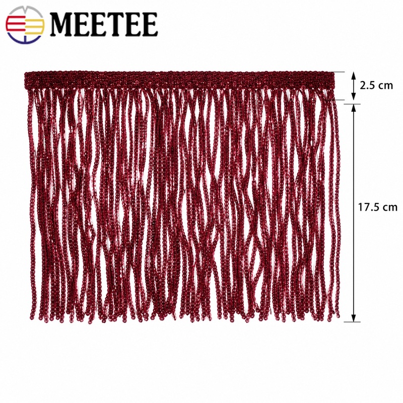 شريط تزيين بالترتر والشراشيب ا - مراجعة Fringe Ribbon Sewing وسعره