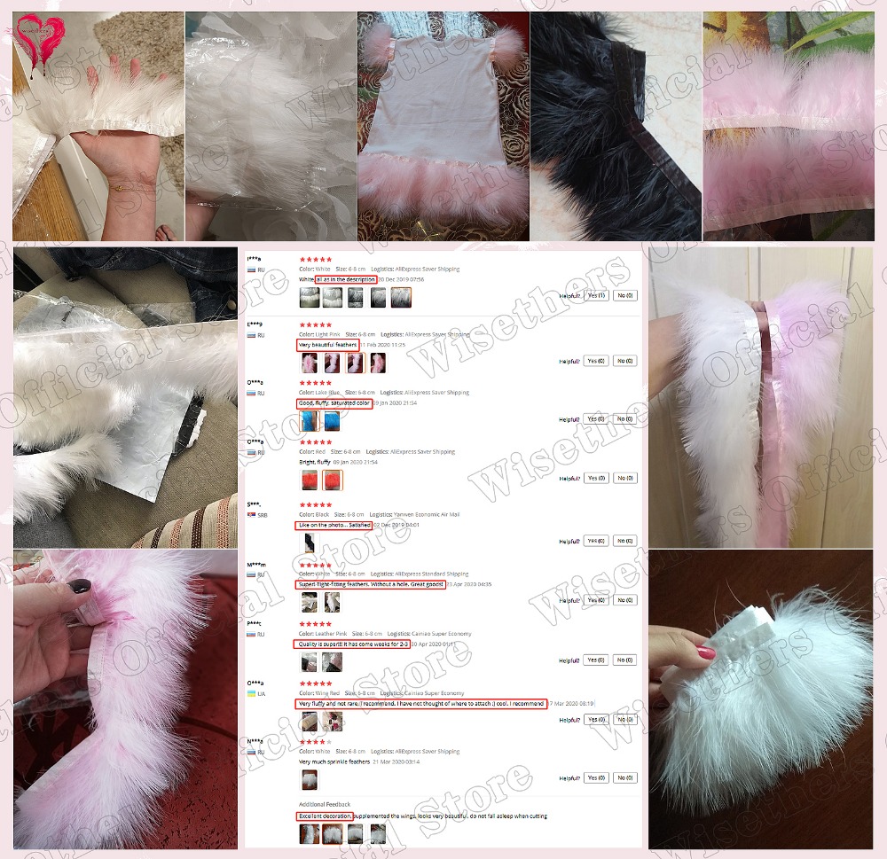 1 متر يتوهم لينة رقيق مصبوغ ال - مراجعة Feather Trim Marabou وسعره