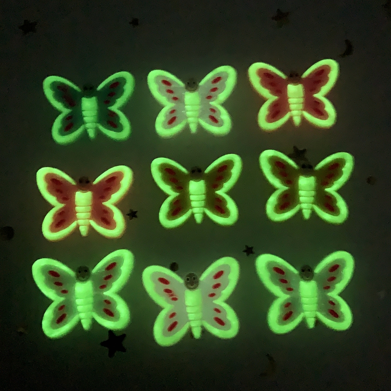 10 قطع من الفراشات الكبيرة الل - مراجعة Embellishment Glue Craft وسعره