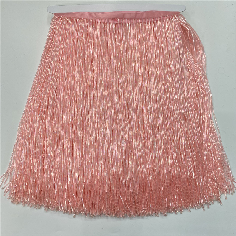 2 متر/مجموعة 30 سنتيمتر واسعة  - مراجعة Beaded Trim Fringe وسعره