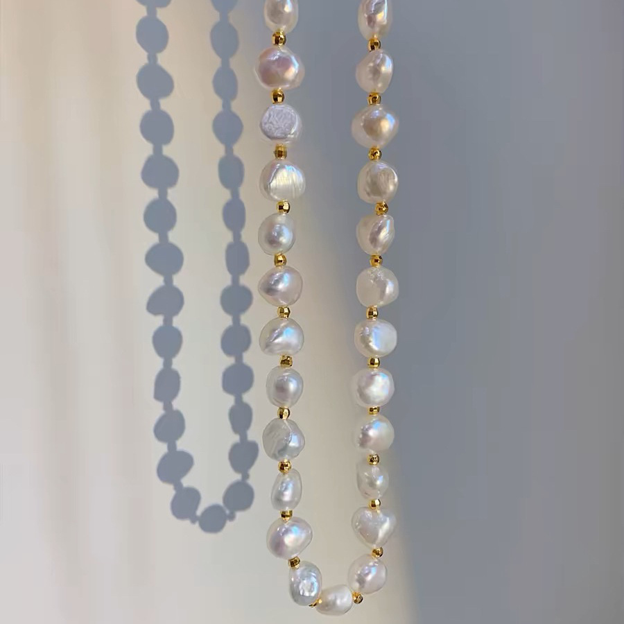 مجوهرات باروك لؤلؤ المياه العذ - مراجعة Pearl Trim Chain وسعره