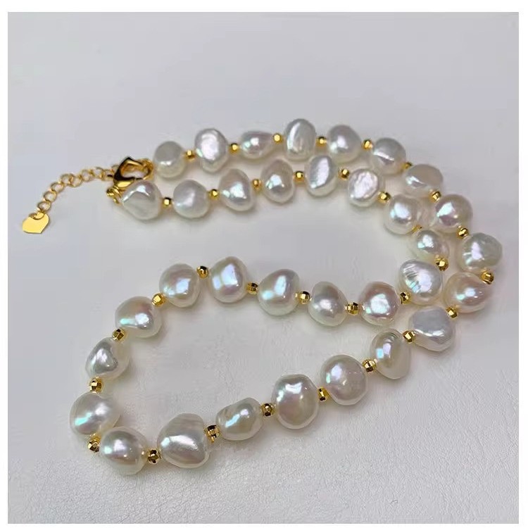 مجوهرات باروك لؤلؤ المياه العذ - مراجعة Pearl Trim Chain وسعره