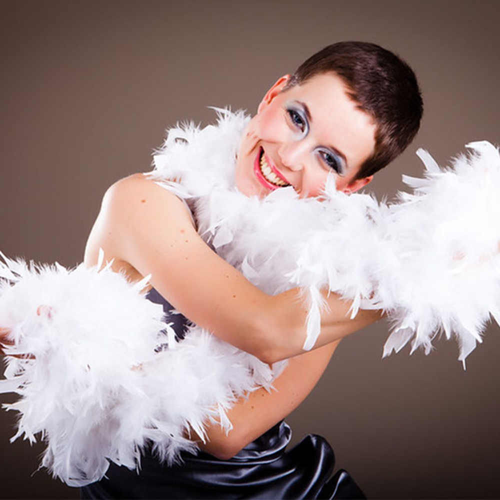 2 ياردة رقيق الأبيض ريشة بوا ت - مراجعة Feather Trim Marabou وسعره