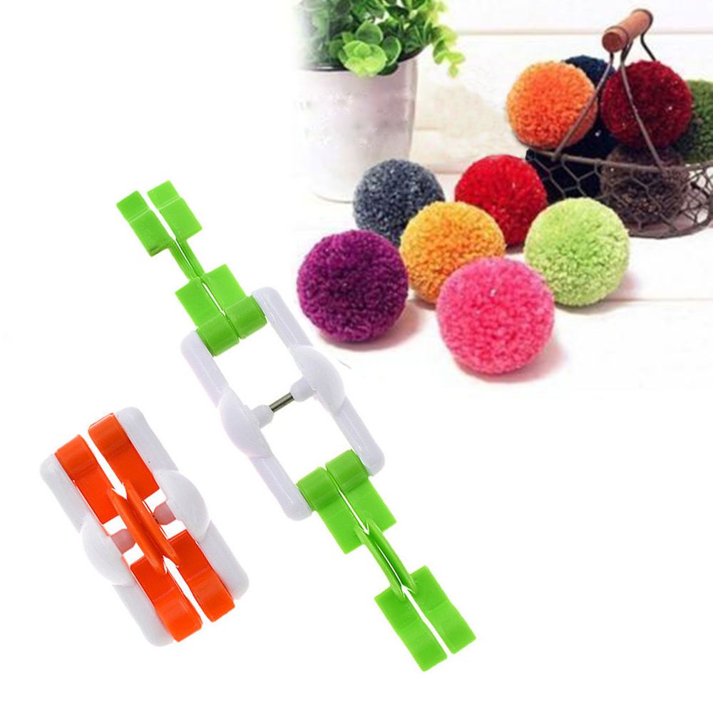 2 قطعة/الوحدة موضة إبرة الحرفي - مراجعة Pom Pom Maker Tool وسعره