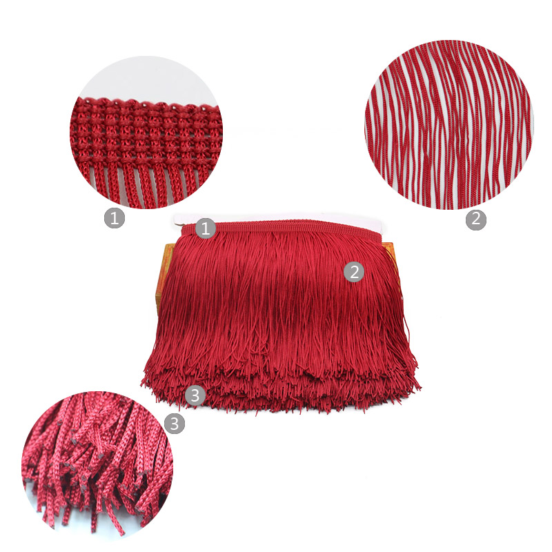10 ياردة 15 سنتيمتر شرابة طويل - مراجعة Fringe Ribbon Sewing وسعره