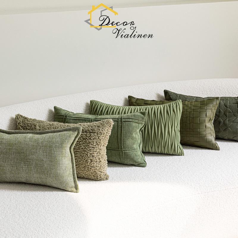 وسادة خصر خضراء، أريكة على الط - مراجعة Velvet Ribbon Roll وسعره