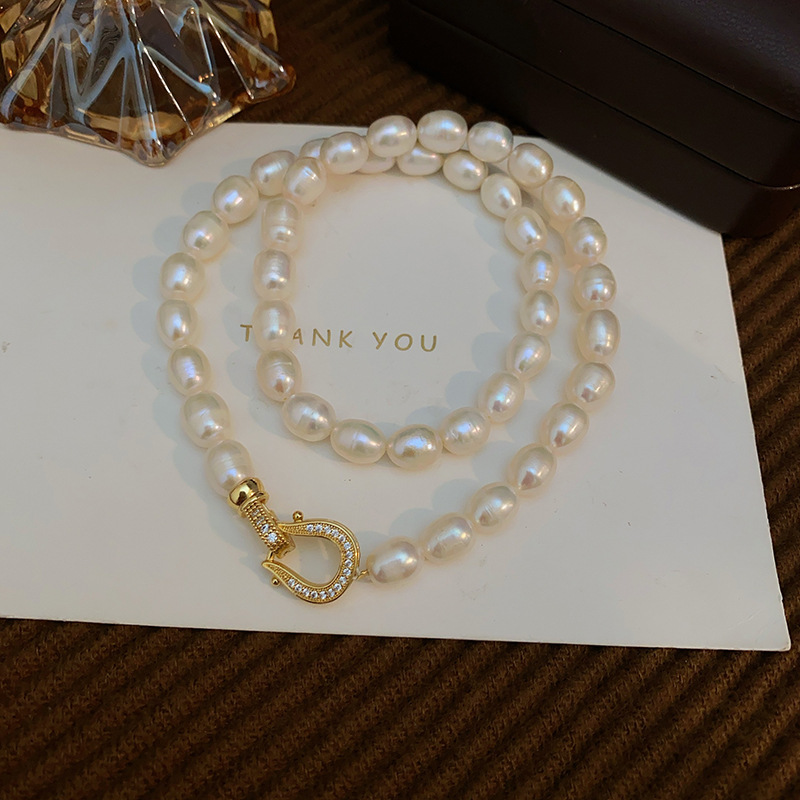 سوبر جودة عالية 100% لؤلؤ المي - مراجعة Pearl Trim Chain وسعره