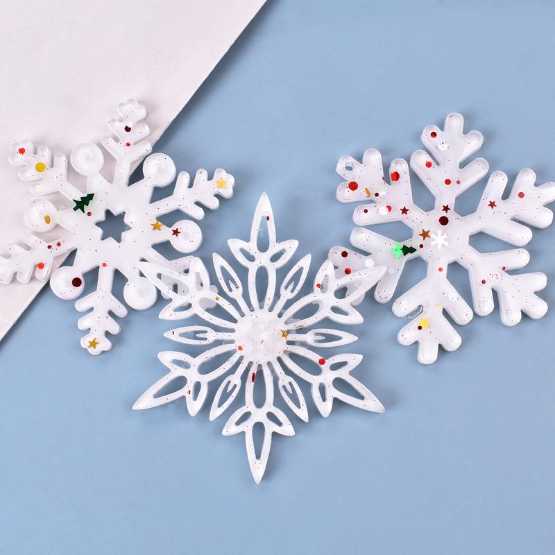 عيد الميلاد الجوف ندفة الثلج ز - مراجعة Christmas Craft Embellishment وسعره