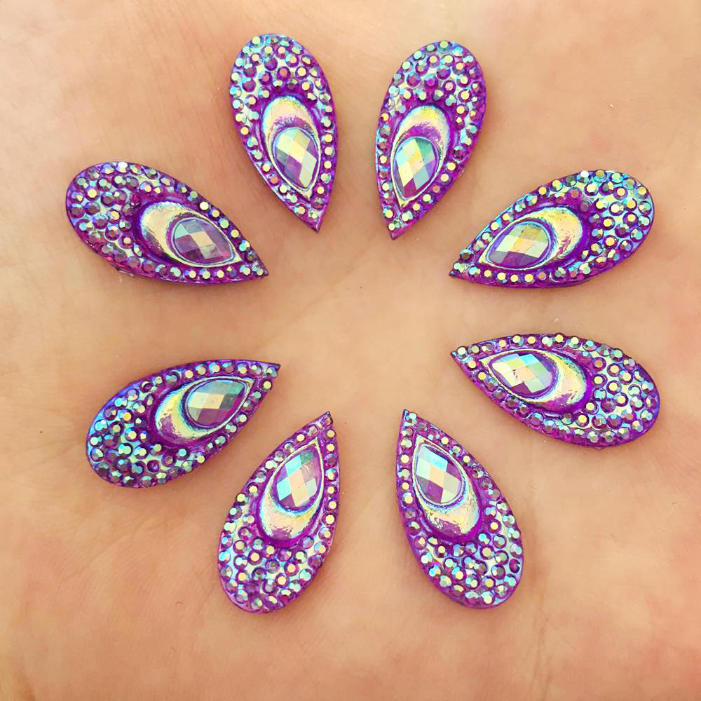 40 قطعة الراتنج 10*20 مللي متر - مراجعة Embellishment Glue Craft وسعره
