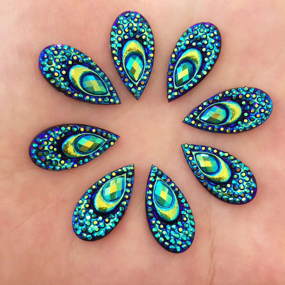 40 قطعة الراتنج 10*20 مللي متر - مراجعة Embellishment Glue Craft وسعره