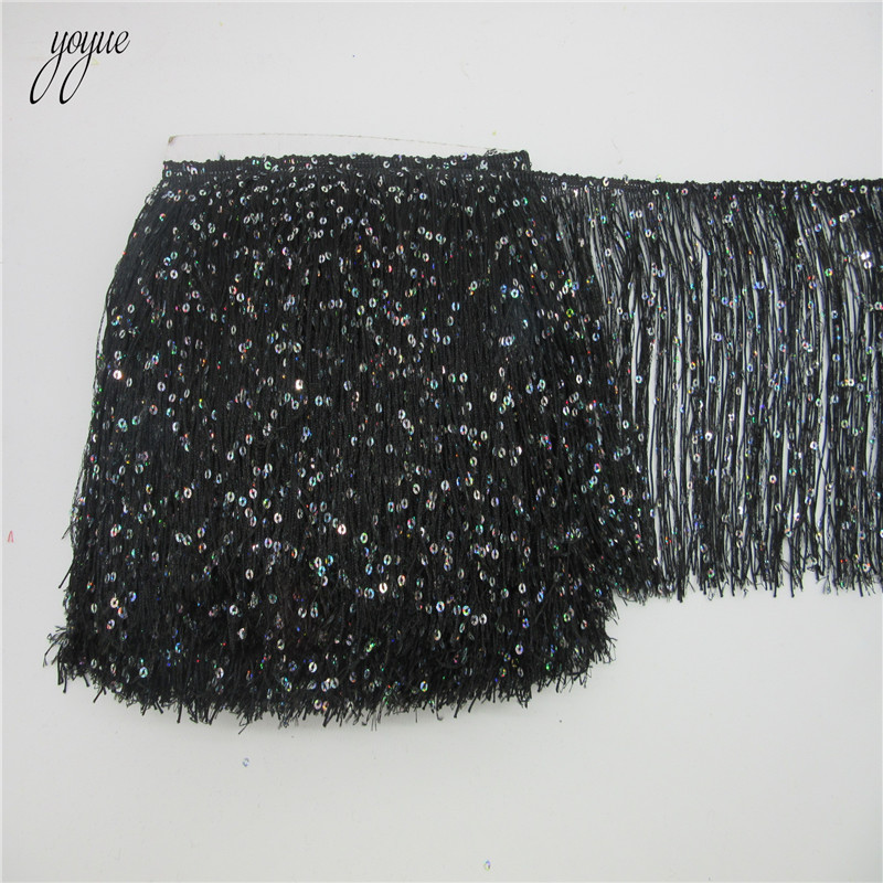 YOYUE 1 ياردة 20 سنتيمتر طويلة - مراجعة Beaded Trim Fringe وسعره
