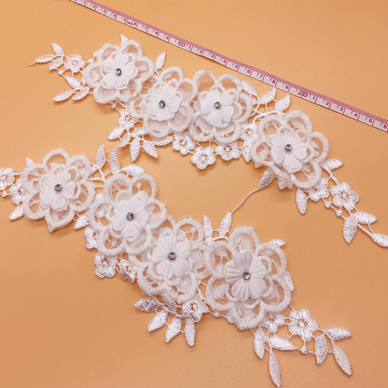 2 زوج/وحدة شبكة عصرية زي زهرة  - مراجعة Applique Patch Flower وسعره
