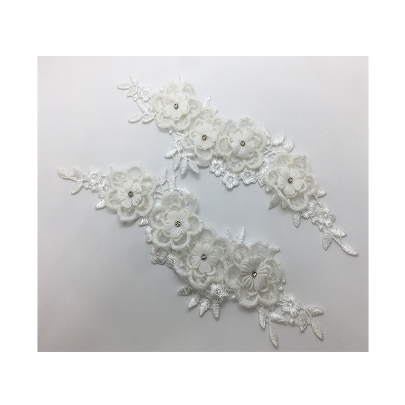 2 زوج/وحدة شبكة عصرية زي زهرة  - مراجعة Applique Patch Flower وسعره