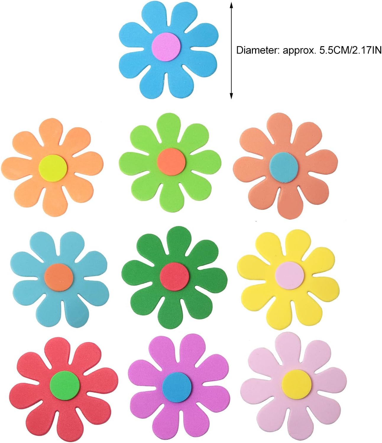 ملصقات زهور ثلاثية الأبعاد من  - مراجعة Embellishment Crafts وسعره