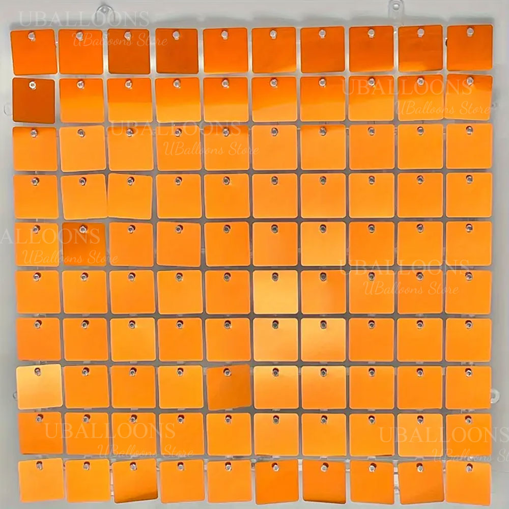مشرق البرتقال لامع جدار خلفية  - مراجعة Sequin Fabric Panel وسعره