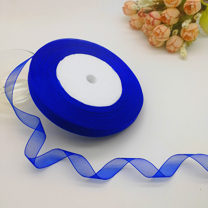 50 ياردة 10/20/25 مللي متر الع - مراجعة Organza Ribbon Spool وسعره
