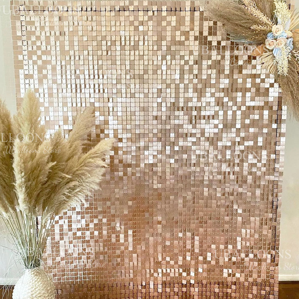 ألواح خلفية معدنية ذهبية بلون  - مراجعة Sequin Fabric Panel وسعره