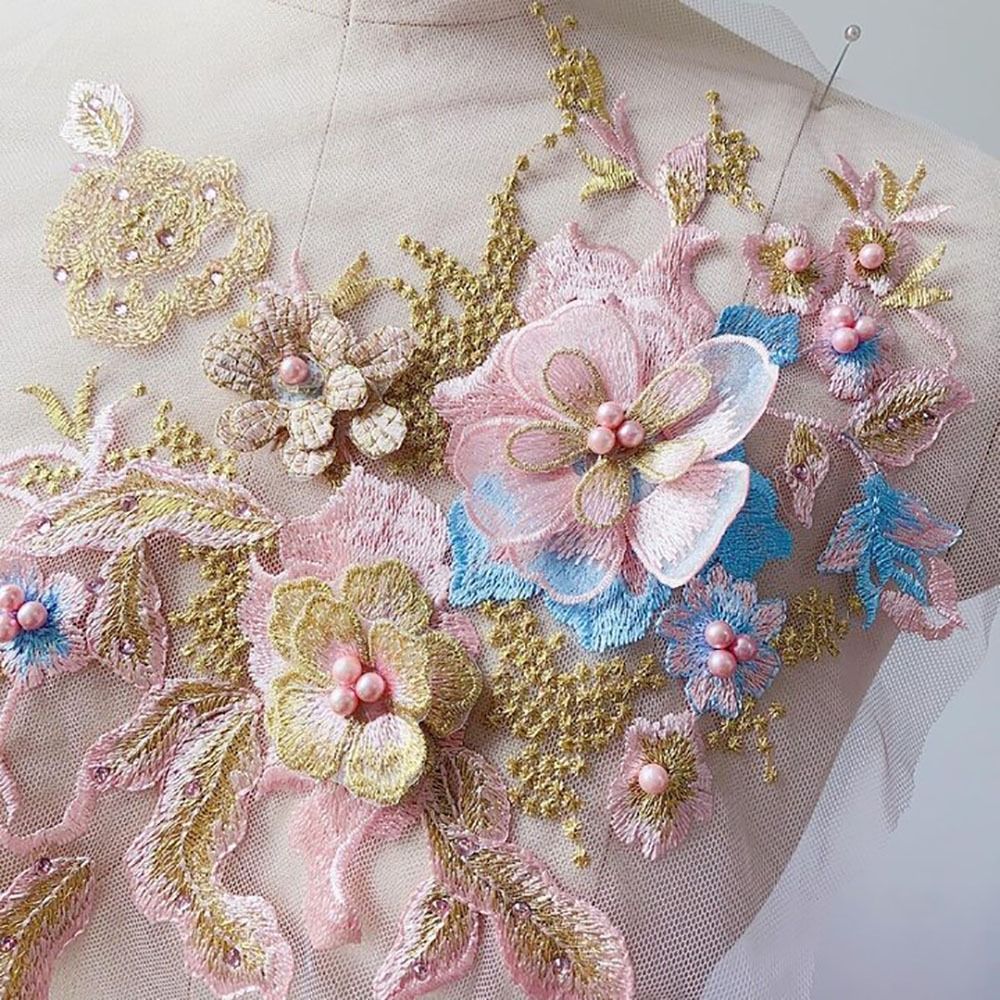 ثلاثية الأبعاد الزهور مطرز أقم - مراجعة Applique Patch Flower وسعره