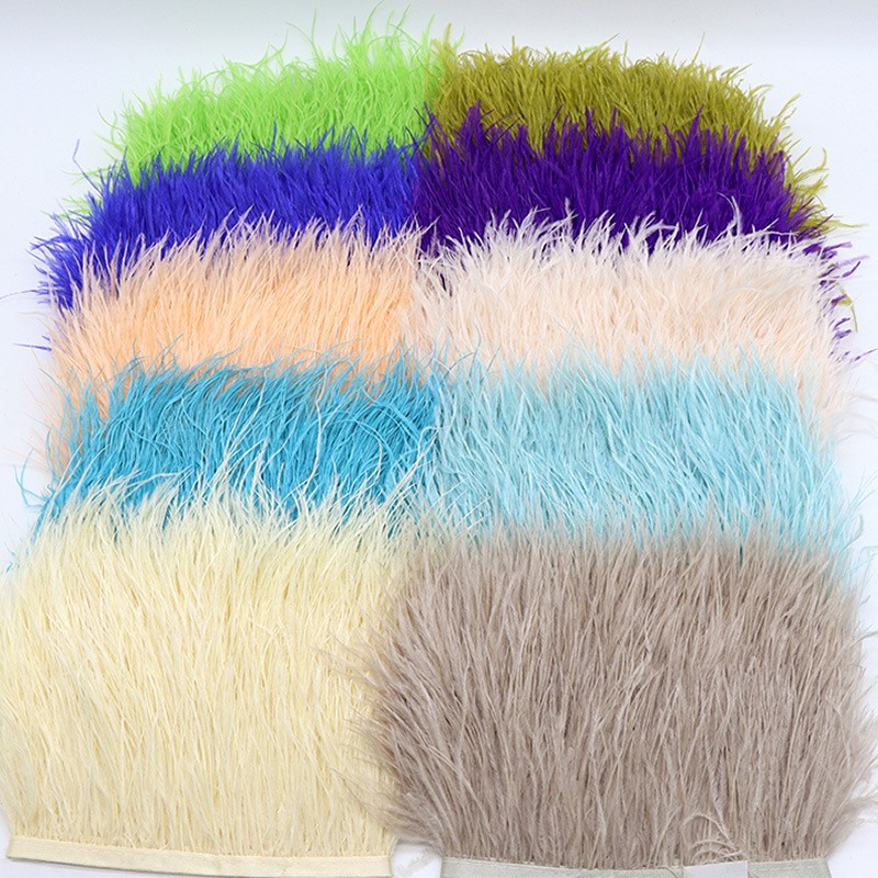 1 متر 8-10 سنتيمتر ريش النعام  - مراجعة Feather Trim Marabou وسعره