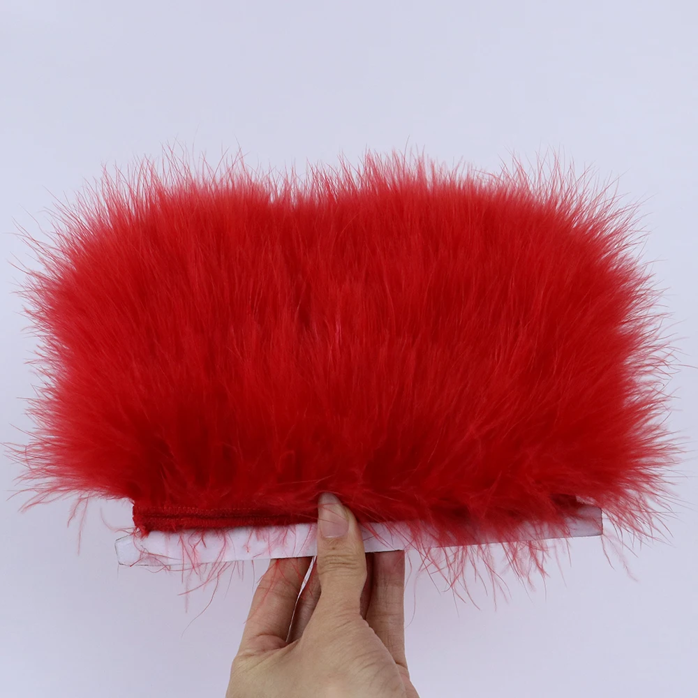 1 متر لينة تركيا ريشة تقليم رق - مراجعة Feather Trim Marabou وسعره