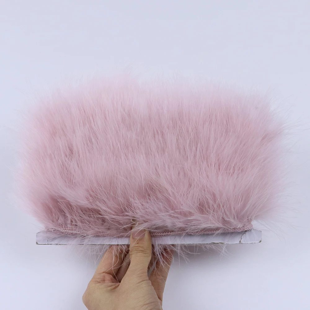 1 متر لينة تركيا ريشة تقليم رق - مراجعة Feather Trim Marabou وسعره