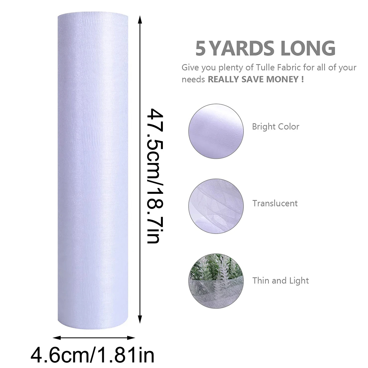 قماش أورجانزا كريستالي - 5 يار - مراجعة Organza Ribbon Spool وسعره
