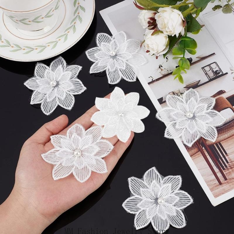 20 حزمة من رقع التطريز على شكل - مراجعة Applique Patch Flower وسعره