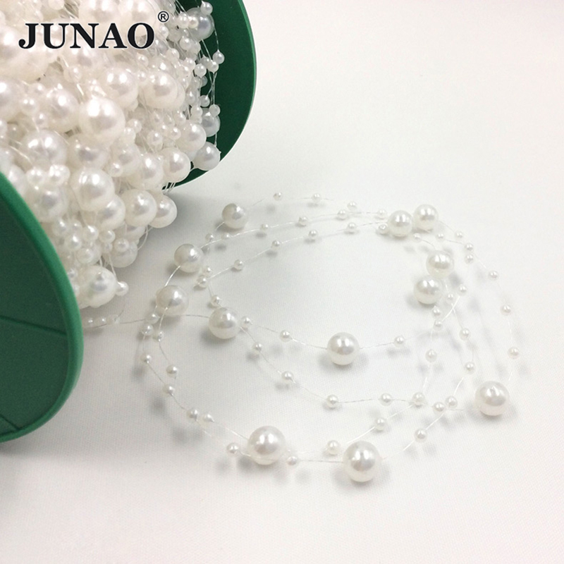 JUNAO 20 متر 3 + 8 مللي متر ال - مراجعة Pearl Trim Chain وسعره