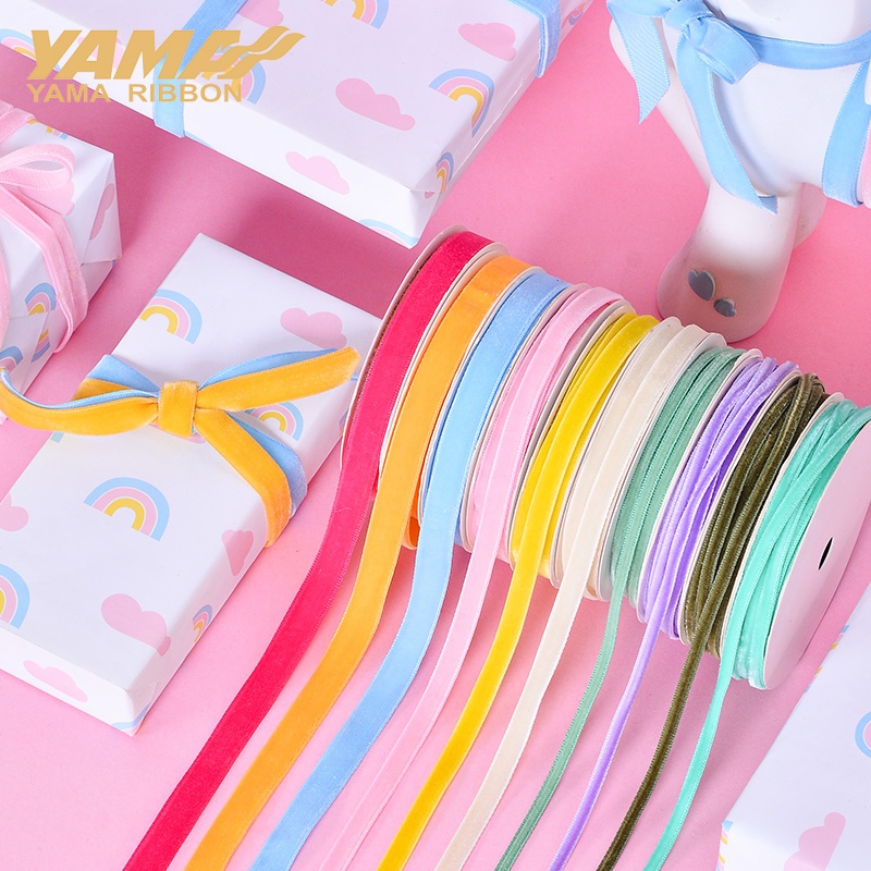 شريط مخملي من ياما-أحادي اللون - مراجعة Velvet Ribbon Roll وسعره