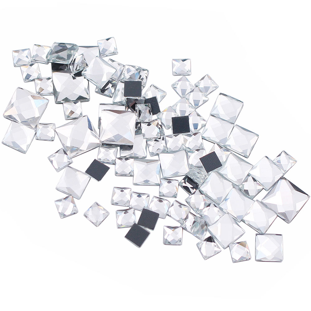 أحجار الراين المربعة الشكل بمق - مراجعة Hotfix Rhinestone Sheet وسعره