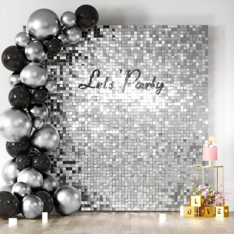 خلفيات جدارية لامعة من 12/16/1 - مراجعة Sequin Fabric Panel وسعره