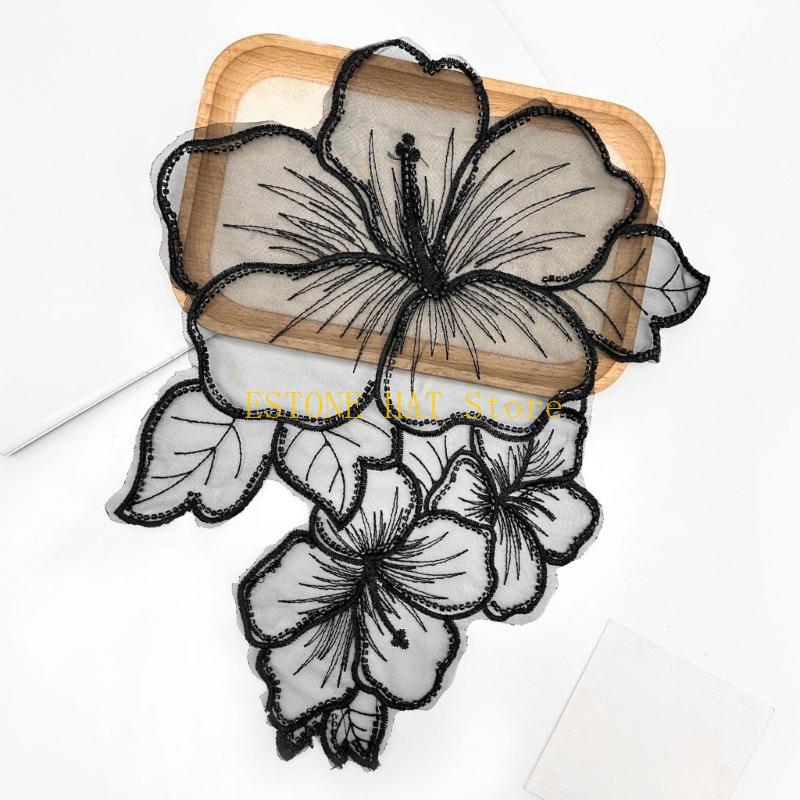49MF بقع الخياطة الأزهار أنيقة - مراجعة Applique Patch Flower وسعره