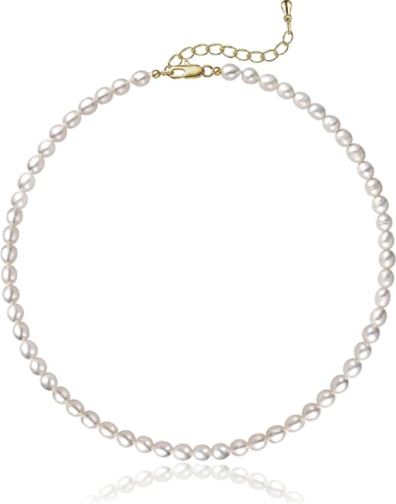 اللؤلؤ قلادة 5-7 مللي متر البي - مراجعة Pearl Trim Chain وسعره