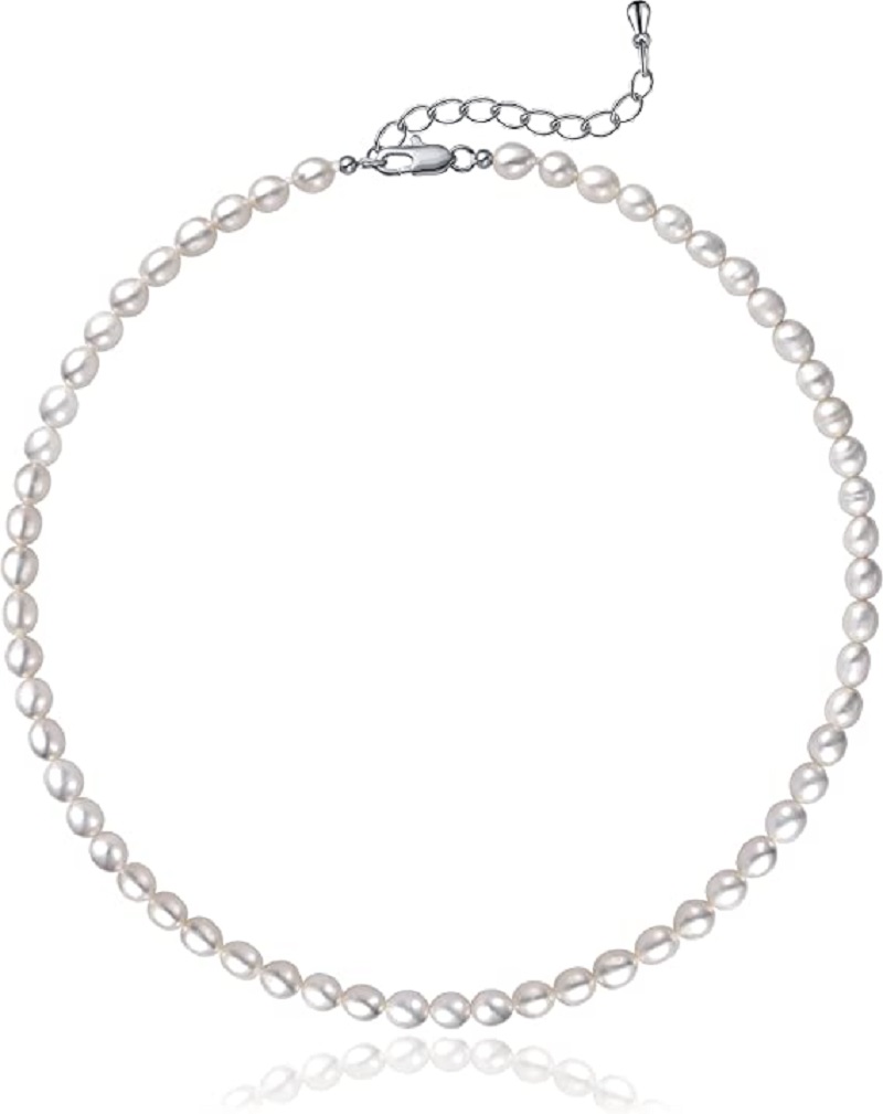 اللؤلؤ قلادة 5-7 مللي متر البي - مراجعة Pearl Trim Chain وسعره