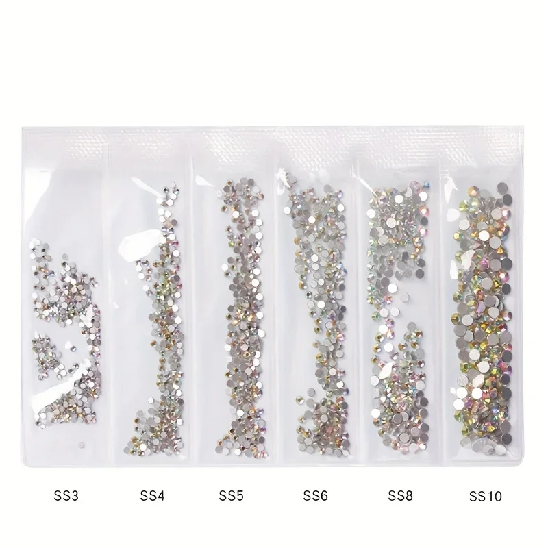 مزيج أبيض أب زجاج أحجار الراين - مراجعة Hotfix Rhinestone Sheet وسعره