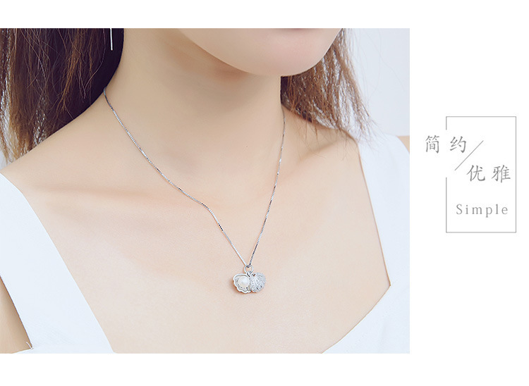 شعبية 925 فضة اللؤلؤ المختنق ق - مراجعة Pearl Trim Chain وسعره