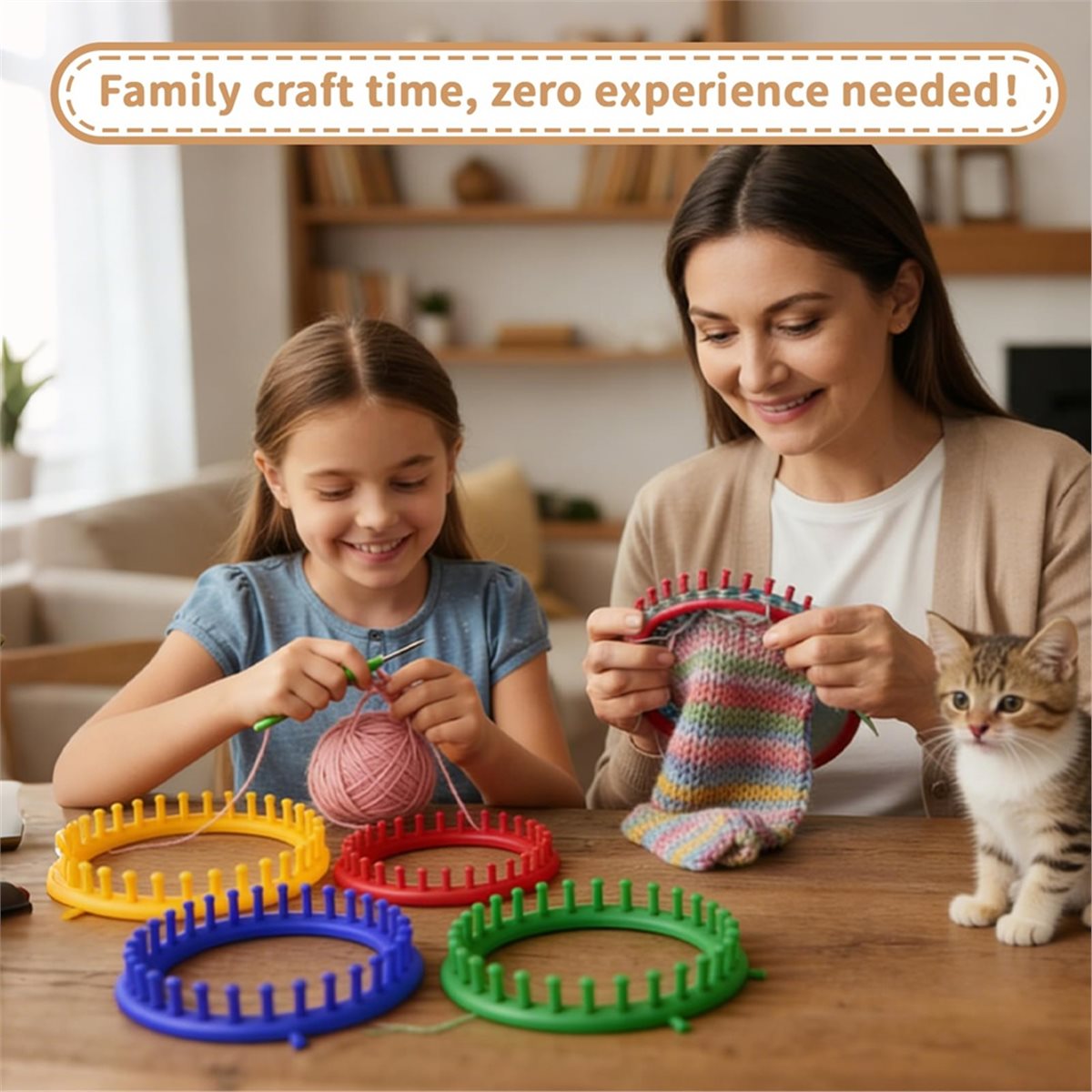 طقم حياكة خفيف الوزن مع أداة ص - مراجعة Pom Pom Maker Tool وسعره