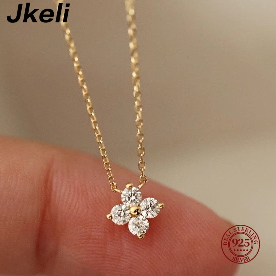 Jkeli 925 الفضة الاسترليني مطل - مراجعة Pearl Trim Chain وسعره