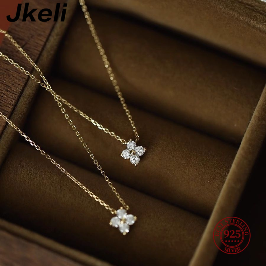 Jkeli 925 الفضة الاسترليني مطل - مراجعة Pearl Trim Chain وسعره