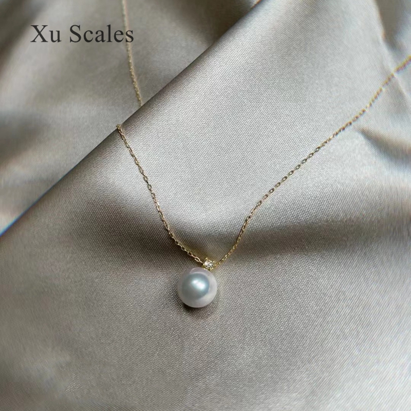 اللؤلؤ الطبيعي قلادة 9-11 مللي - مراجعة Pearl Trim Chain وسعره